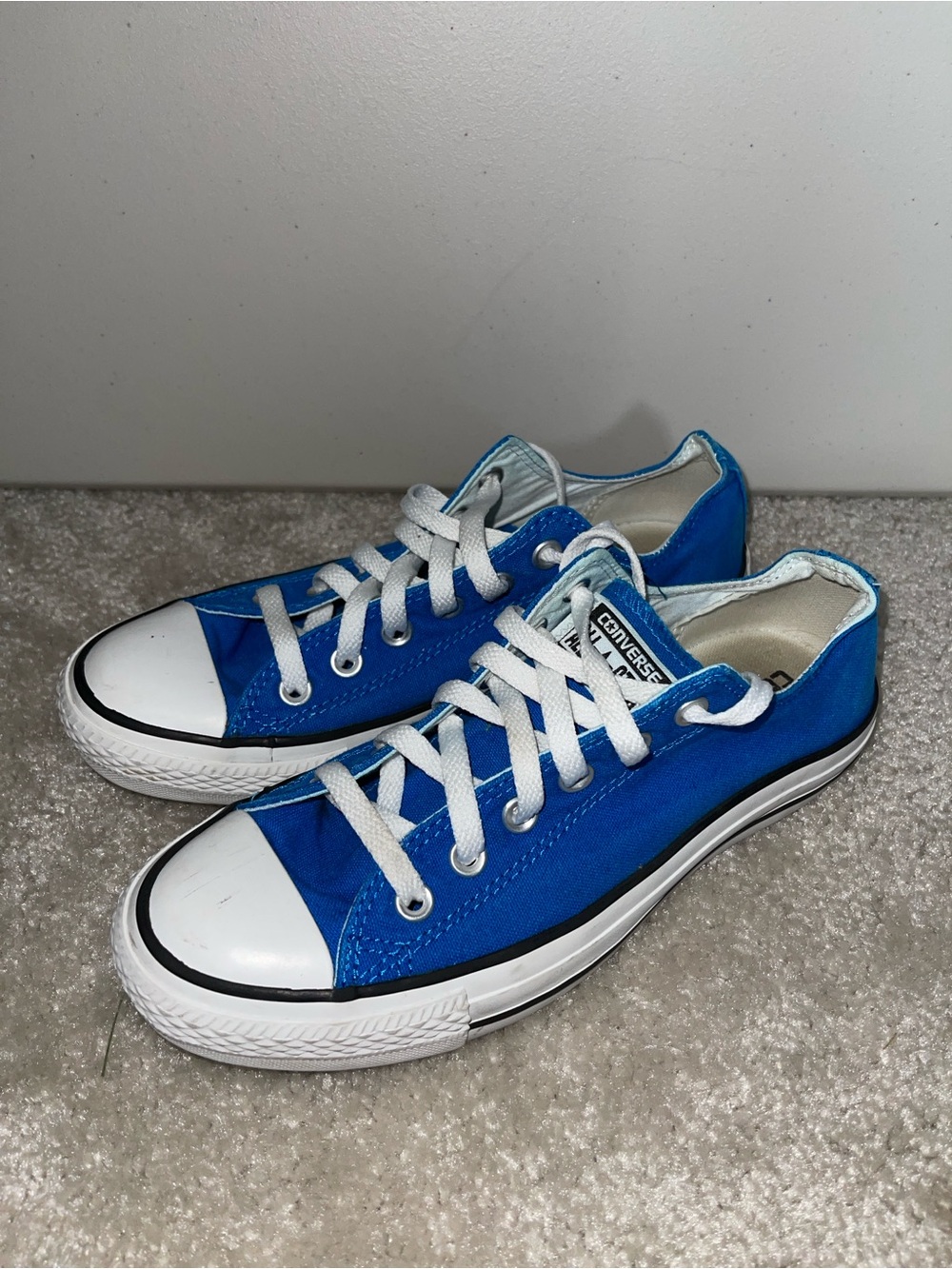 Converse All-Star Low-Top Sneakers - Blue and White